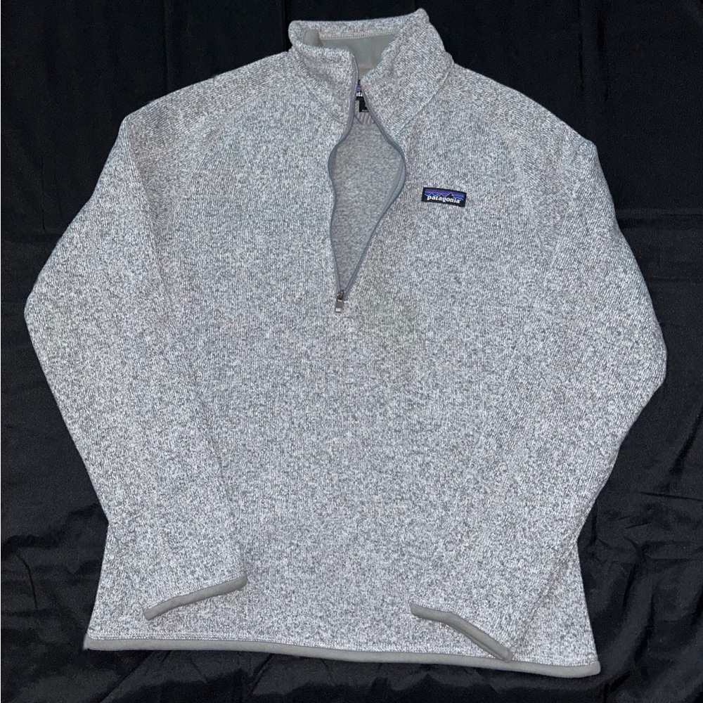 Patagonia Heathered Gray Fleece Pullover